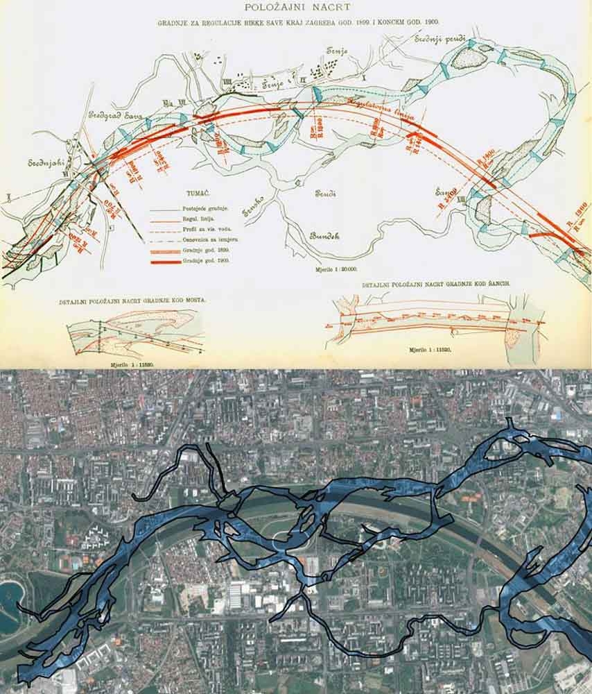 Regulacija rijeke Save, usporedba